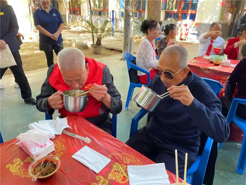 重阳节敬老孝亲主题活动现场